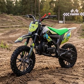 MINI MOTO PARA CRIANÇAS MiniCross Roan 709 gasolina 49cc 4.5CV VERDE