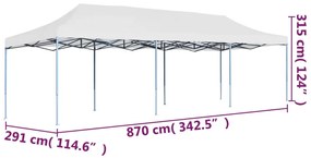 Tenda para festas pop-up dobrável 3x9 m branco