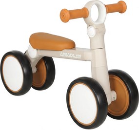AIYAPLAY Bicicleta sem Pedais Dobrável Ultraligeira com Quadro em Alumínio, Selim e Guiador Ajustáveis, para Crianças 1-2 Anos, Creme | Aosom Portugal