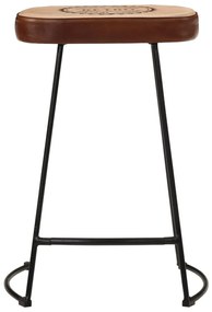 Bancos de bar 2 pcs 41x29x62 cm castanho-escuro