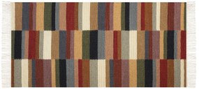 Tapete Kilim em lã multicolor 80 x 150 cm MUSALER Beliani
