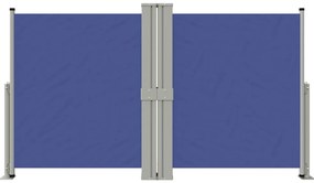 Toldo lateral retrátil 140x1200 cm azul