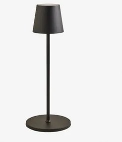 Lâmpada De Mesa Led Sem Fios Para Exterior Isona Preto - Sklum