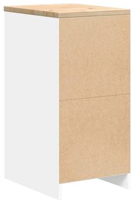 Armário de arrumação de garagem Branco 40x51x85 cm