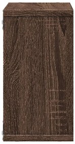 Armário parede 60x16x30 cm derivados madeira carvalho castanho