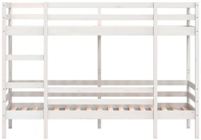 Beliche 80x200 cm madeira de pinho maciça branco