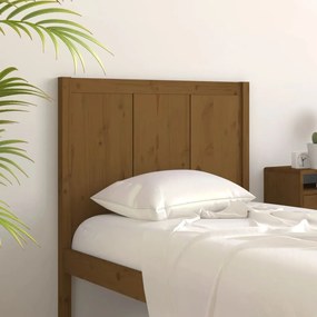 Cabeceira de cama 105,5x4x100 cm pinho maciço castanho mel