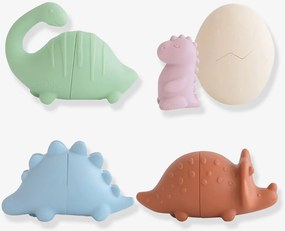 Conjunto de 4 brinquedos para o banho, Sealife - MUSHIE verde claro