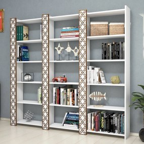 Estante City – Branco – 184,6 cm x 170 cm x 24,2 cm