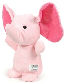 Brinquedo de Peluche para Cães Gloria Hoa Cor de Rosa Elefante Poliéster Borracha Eva