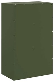 Aparador 67x39x107 cm aço verde azeitona