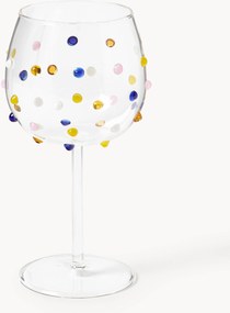 Copos de vinho artesanais em vidro de borossilicato Perli, conjunto de 4