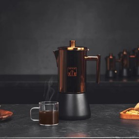 Máquina de café Italiana Moking 200 de aço inoxidável