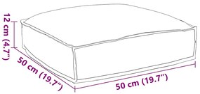 Almofada de Palete pra Assento Selva Tropical 50x50x12 cm Tecido Oxfor