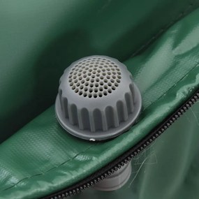 Depósito para água da chuva dobrável com torneira 1250 L