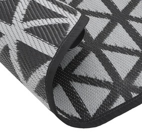 Tapete de exterior Ø200 cm ARAKIL PP preto