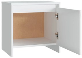 Mesa de cabeceira 2 pcs derivados de madeira cinza cimento