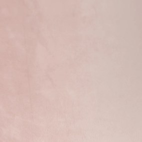 Abajur de veludo rosa 40/40/40 com interior dourado