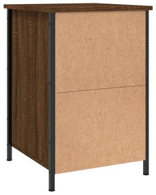 Mesas cabeceira 2pcs 40x42x60cm deriv.madeira carvalho castanho