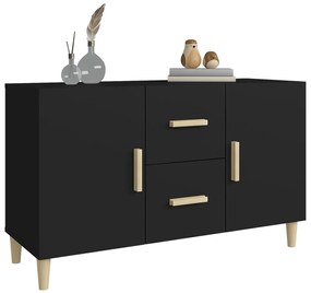 Aparador 100x36x60 cm derivados de madeira preto