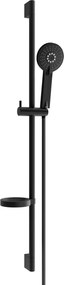 Mexen DS40 conjunto de chuveiro deslizante, preto - 785404583-70