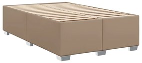 Cama com Molas/Colchão e Luzes Led - 120x200 cm - Couro Artificial Cap