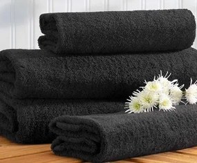 50 Toalhas pretas ou brancas para Salões de Cabeleireiro 50x90 cm: 50 toalhas Negro
