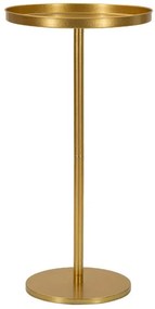 Mesa Doha - Metal Dourado - Ø 41 cm x 80 cm