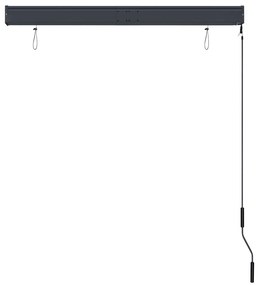 Estore de rolo para exterior 120x250 cm azul e branco