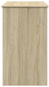 Toucador com espelho 100x45x76 cm cor carvalho sonoma