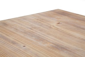 MESA DE JANTAR ANKARA 80X80X76 CM CASTANHO E DOURADO (CADEIRAS NÃO INCLUÍDAS)