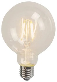 Conjunto de 3 lâmpadas filamento LED E27 G95 4W 320 lm 2700K