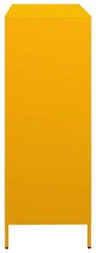 Móvel alto 101,5x39x103,5 cm aço amarelo mostarda
