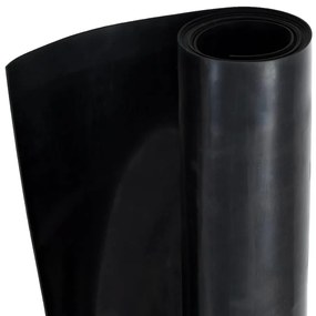 Tapete de borracha antiderrapante liso 1,2x5 m 1 mm