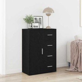 Sideboard vidaXL Madeira de Carvalho Preto 60x31x84 cm