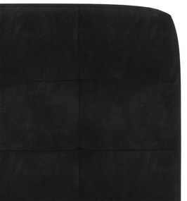 Cadeiras de jantar 4 pcs veludo preto