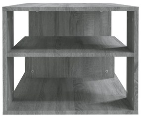 Mesa de centro 100x50x40cm derivados de madeira cinzento sonoma