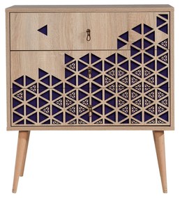 Cômoda Trio – Carvalho Sonoma – 80x90x40 cm