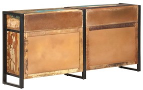Aparador 172x35x80 cm madeira recuperada maciça