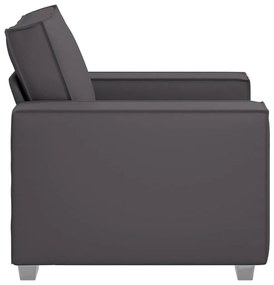 Cadeira de sofá vidaXL Cinza 59 cm em Couro Sintético