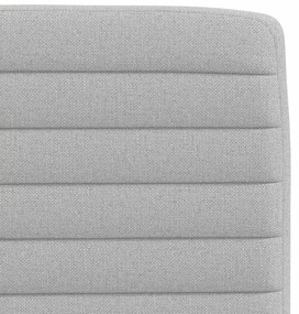 Cadeiras de jantar 2 pcs tecido cinza nuvem