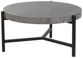 Mesa de centro efeito betão ⌀ 70 cm BONITA Beliani
