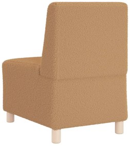 Sofá Chiar 3 pcs Bege 55 x 74 x 82 cm Tecido de veludo côtelé