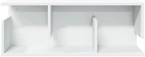 Armário parede 80x20x30 cm derivados de madeira branco
