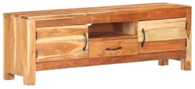 Móvel de TV 116x30x40 cm madeira de acácia maciça
