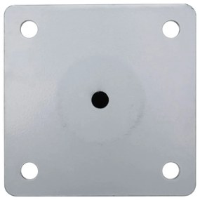 Base de guarda-sol para poste de Ø38/48 mm aço prateado