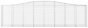 Cestos gabião arqueados 6pcs 400x50x100/120cm ferro galvanizado