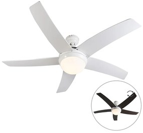 Ventilador de teto branco com comando remoto - Cool 52 Moderno