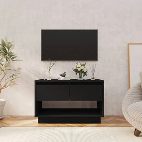 vidaXL Móvel de TV 70x41x44 cm derivados de madeira preto