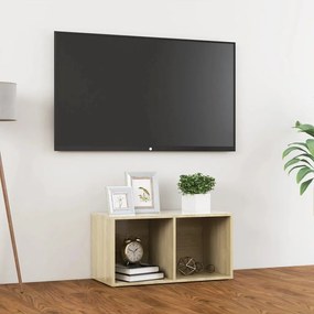Móvel de TV 72x35x36,5 cm derivados de madeira carvalho sonoma